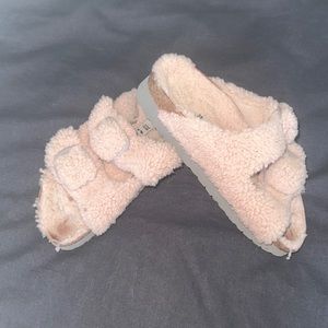 Fluffy Platform Birkenstocks
